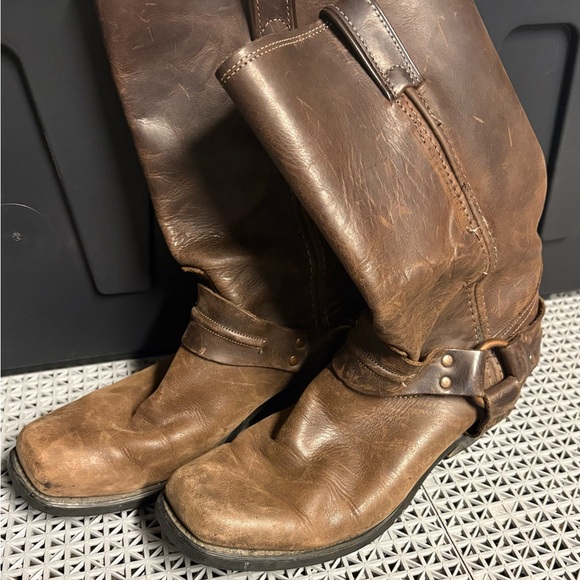 Code West Shoes - Women’s Code West Leather Harness Boots Made in USA